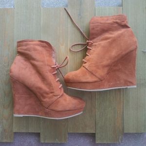 Charlotte russe wedge booties